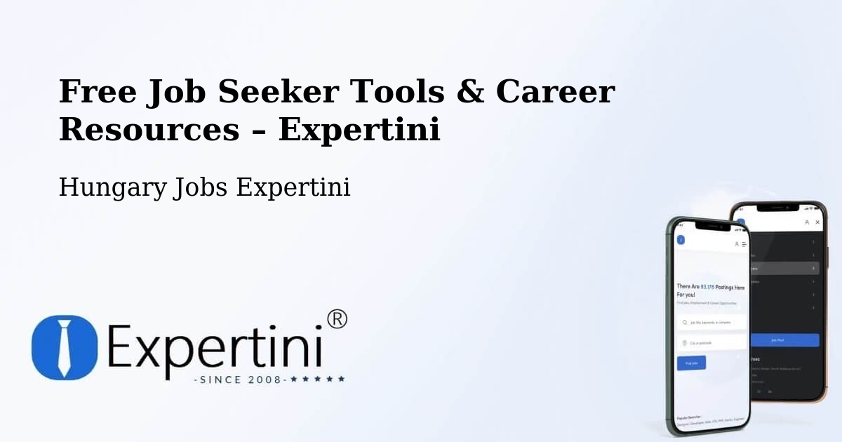 Free Job Seeker Tools & Career Resources – Érd - Érd, Hungary Jobs Expertini