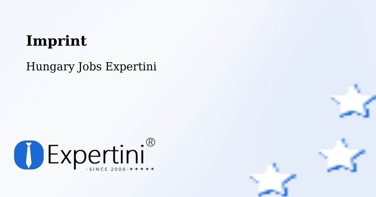 Imprint – Érd - Hungary Jobs Expertini